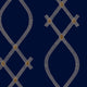 Ellena Navy Tea Garden Wallpaper by York Wallcoverings