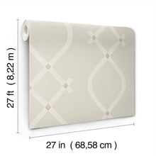 Ellena Light Grey Tea Garden Wallpaper by York Wallcoverings