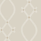 Ellena Light Grey Tea Garden Wallpaper by York Wallcoverings