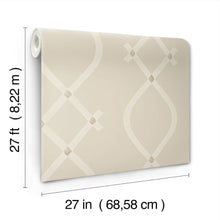 Ellena Beige Tea Garden Wallpaper by York Wallcoverings