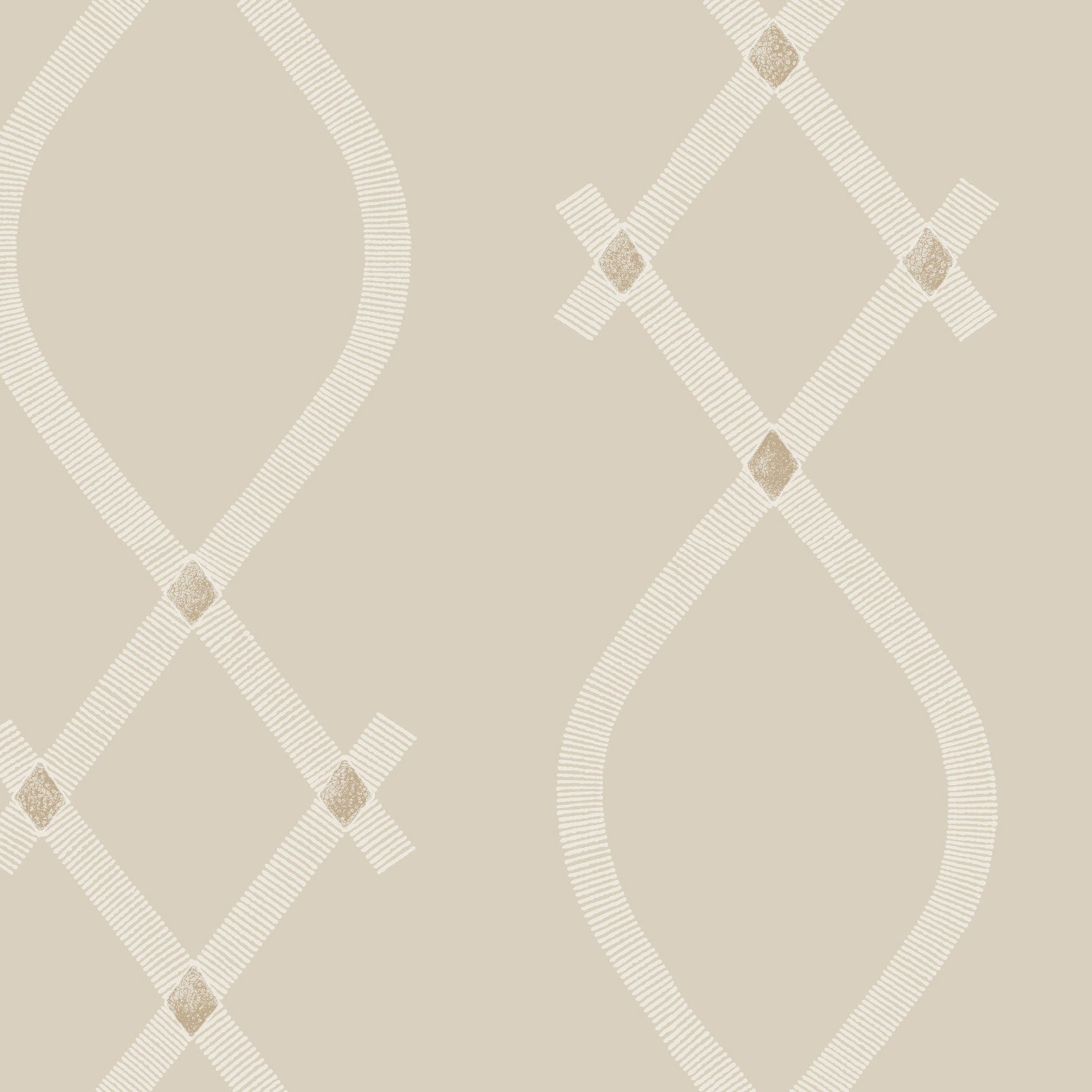 Ellena Beige Tea Garden Wallpaper by York Wallcoverings