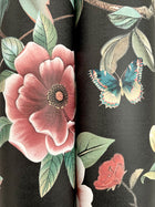 Kimora's Garden Black Tea Garden Wallpaper by York Wallcoverings