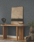 Lotus Weave Navy Tea Garden Wallpaper by York Wallcoverings