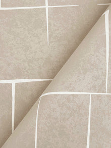 Malia Taupe Tea Garden Wallpaper by York Wallcoverings