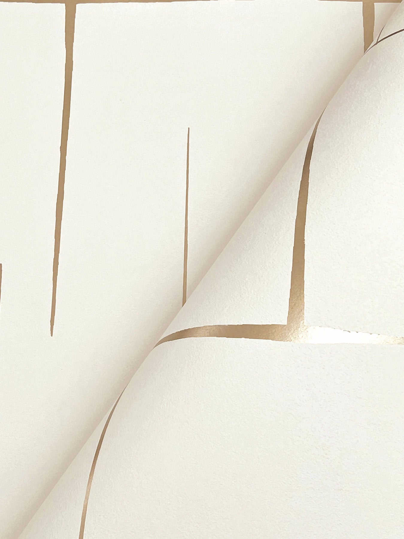 Malia Gold & White Tea Garden Wallpaper by York Wallcoverings