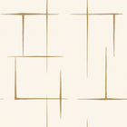 Malia Gold & White Tea Garden Wallpaper by York Wallcoverings