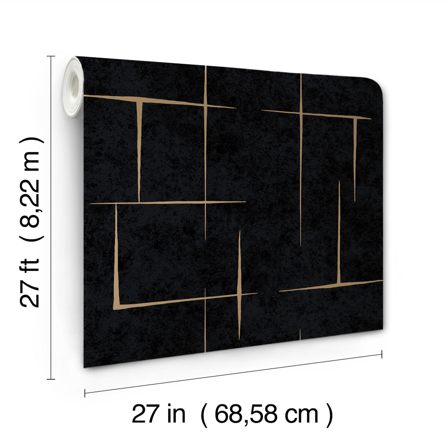 Malia Black Tea Garden Wallpaper by York Wallcoverings
