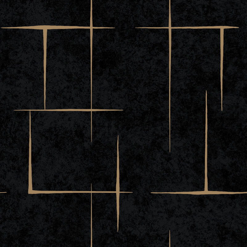 Malia Black Tea Garden Wallpaper by York Wallcoverings