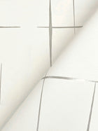 Malia Grey & White Tea Garden Wallpaper by York Wallcoverings