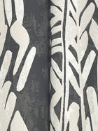 Timira Charcoal Tea Garden Wallpaper by York Wallcoverings