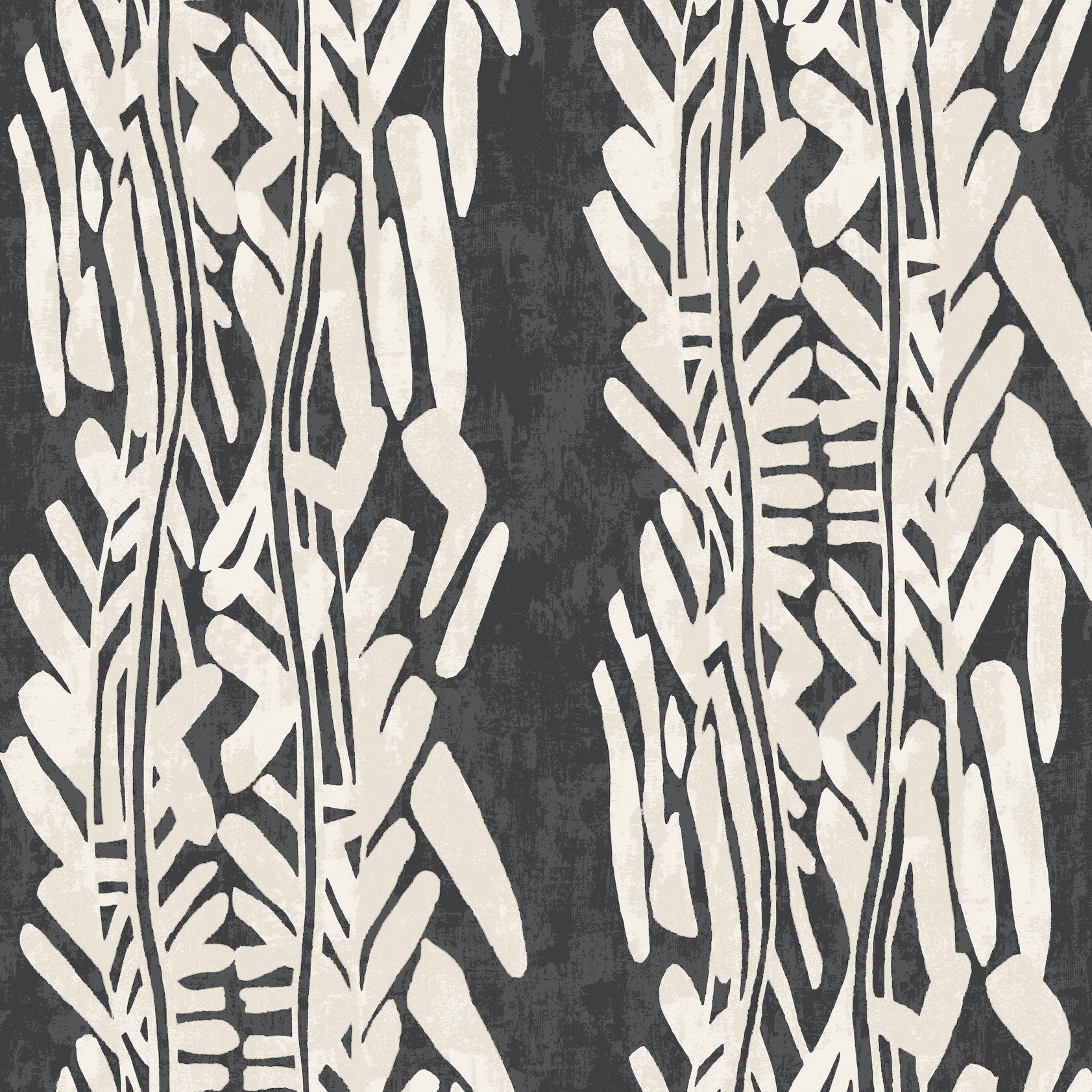 Timira Charcoal Tea Garden Wallpaper by York Wallcoverings
