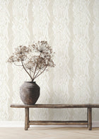 Timira Beige Tea Garden Wallpaper by York Wallcoverings