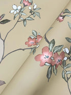 April Blossom Sand Tea Garden Wallpaper by York Wallcoverings
