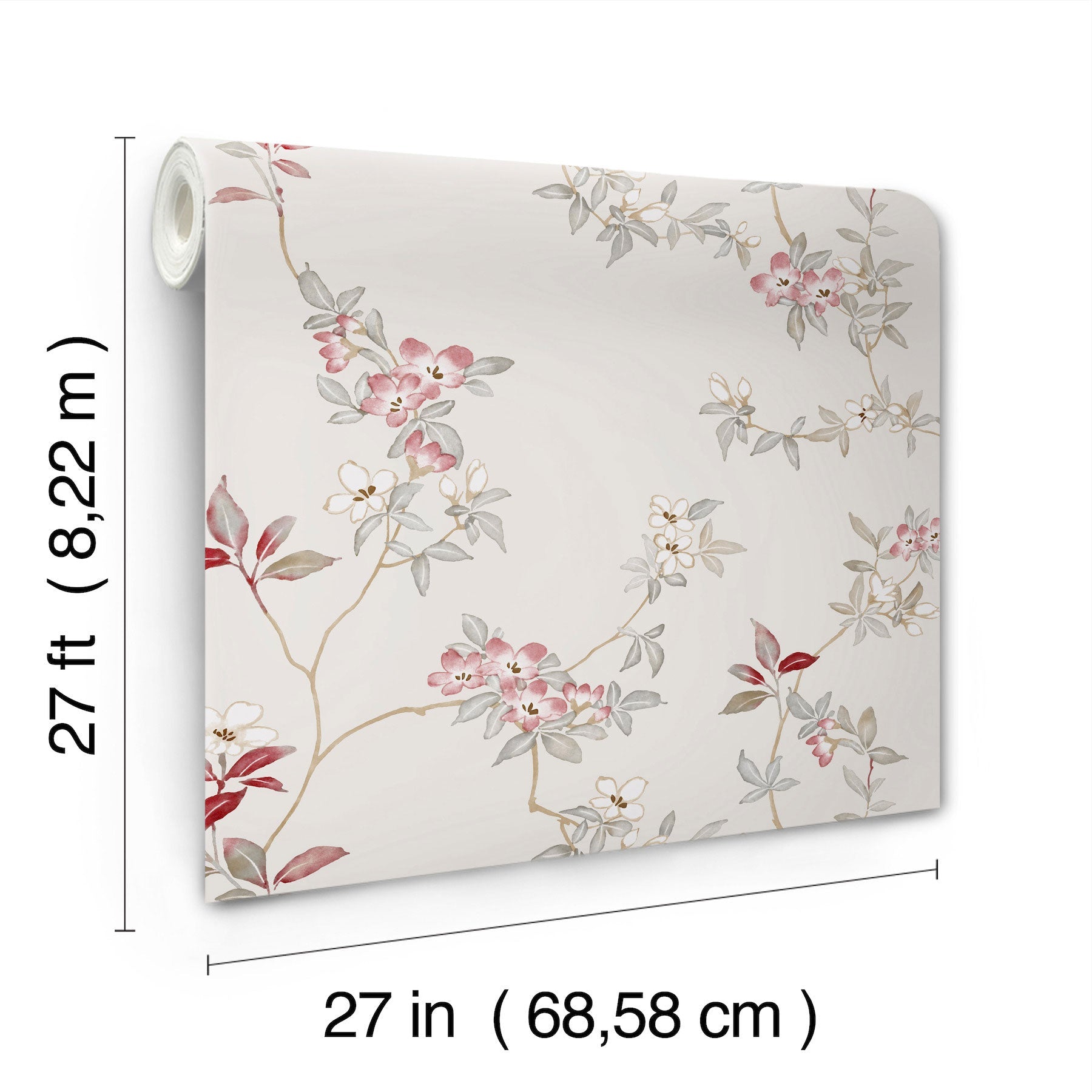 April Blossom Cream Tea Garden Wallpaper by York Wallcoverings
