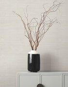 Amyra Silk White Tea Garden Wallpaper by York Wallcoverings