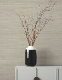 Amyra Silk Almond Tea Garden Wallpaper by York Wallcoverings