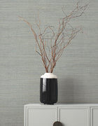 Amyra Silk Grey Tea Garden Wallpaper by York Wallcoverings