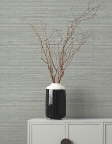 Amyra Silk Grey Tea Garden Wallpaper by York Wallcoverings