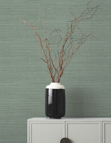 Amyra Silk Sage Tea Garden Wallpaper by York Wallcoverings