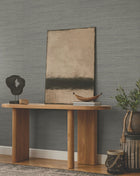 Amyra Silk Charcoal Tea Garden Wallpaper by York Wallcoverings