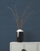 Amyra Silk Ink Tea Garden Wallpaper by York Wallcoverings