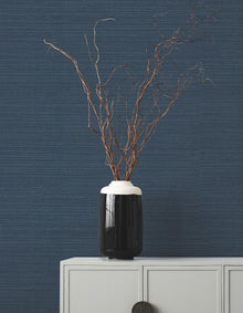 Amyra Silk Ink Tea Garden Wallpaper by York Wallcoverings