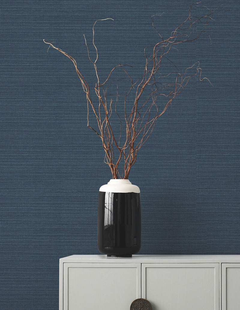 Amyra Silk Ink Tea Garden Wallpaper by York Wallcoverings