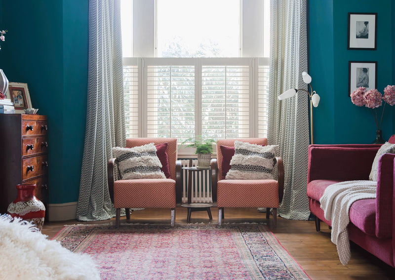 Zenith fabric by Christopher Farr Cloth, shown in situ